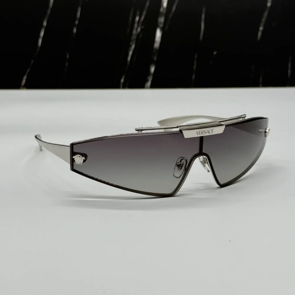 NEW VE2265 100011 VERSACE MOD 2265 1000/11 SILVER VE2265 1000/11 SUNGLASSES